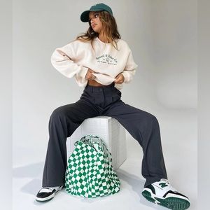 Princess Polly Tall Slate Gray Acrher Pants